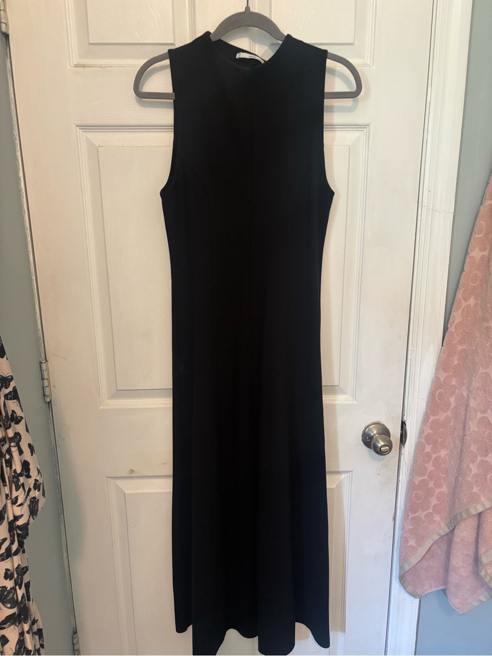 Mango Sleeveless Black Maxi Dress